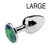 Kiotos Plug Bijou Vert 8 x 4 cm